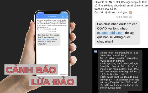 Cảnh báo chiêu trò mạo danh cơ quan BHXH lừa đảo nhận tiền hỗ trợ thất nghiệp, người dùng cần hết sức cảnh giác! - Ảnh 3.