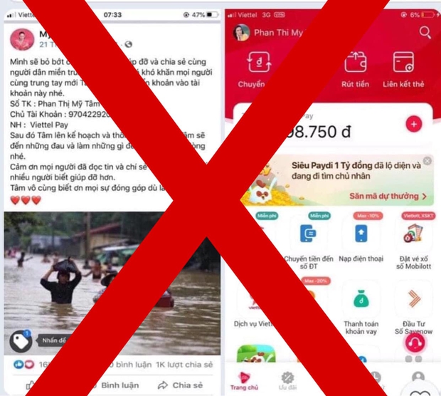 Phẫn nộ loạt page Facebook sử dụng tên tuổi của Mỹ Tâm để kêu gọi quyên góp từ thiện - Ảnh 5. Phẫn nộ loạt page Facebook sử dụng tên tuổi của Mỹ Tâm để kêu gọi quyên góp từ thiện - Ảnh 5.