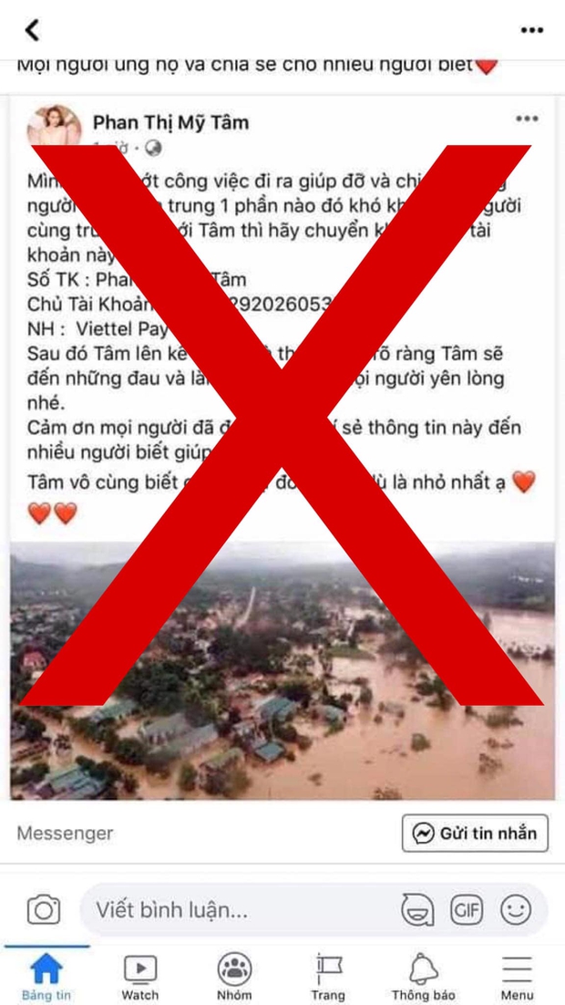 Phẫn nộ loạt page Facebook sử dụng tên tuổi của Mỹ Tâm để kêu gọi quyên góp từ thiện - Ảnh 4. Phẫn nộ loạt page Facebook sử dụng tên tuổi của Mỹ Tâm để kêu gọi quyên góp từ thiện - Ảnh 4.