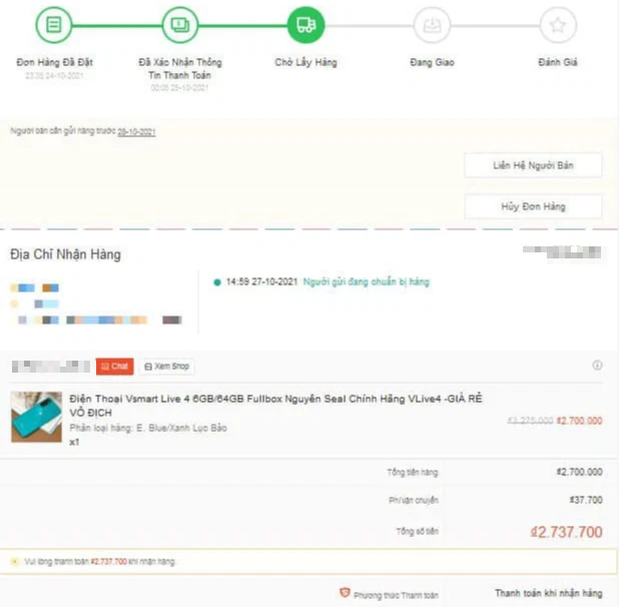 Đặt smartphone giá 2,7 triệu nhưng lại nhận được 2... chai sữa rửa mặt, người mua khóc ròng vì mắc chiêu lừa đảo tinh vi - Ảnh 2. Đặt smartphone giá 2,7 triệu nhưng lại nhận được 2... chai sữa rửa mặt, người mua khóc ròng vì mắc chiêu lừa đảo tinh vi - Ảnh 2.
