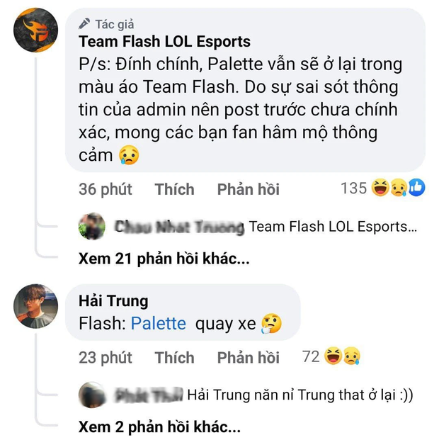 “Quay xe” phút cuối, Palette chính thức ở lại Team Flash dù trước đó đã có thông báo ra đi - Ảnh 3.