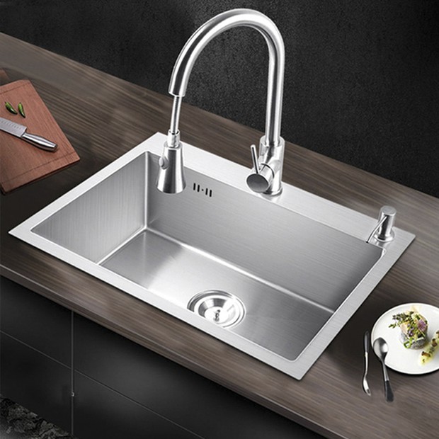 Trông chiếc chậu rửa bát của TikToker này mà ưng, có những gì mà dùng siêu tiện lại còn dễ vệ sinh? - Ảnh 3.