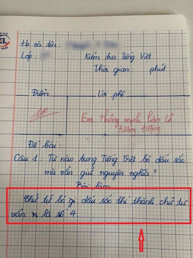 Hỏi Từ nào trong tiếng Việt bỏ dấu sắc mà vẫn giữ nguyên nghĩa, học trò trả lời một chữ mà cô giáo tấm tắc khen, cho ngay 10 điểm - Ảnh 1. Hỏi Từ nào trong tiếng Việt bỏ dấu sắc mà vẫn giữ nguyên nghĩa, học trò trả lời một chữ mà cô giáo tấm tắc khen, cho ngay 10 điểm - Ảnh 1.