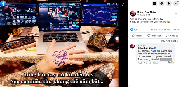 Hoàng Tử Gió từng tham gia sàn tài chính 4.0, thường xuyên khoe tiền bạc và xe cộ để lùa gà - Ảnh 2. Hoàng Tử Gió từng tham gia sàn tài chính 4.0, thường xuyên khoe tiền bạc và xe cộ để lùa gà - Ảnh 2.