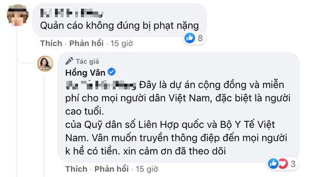 Bị nghi tiếp tục nhận quảng cáo sản phẩm kém chất lượng để kiếm tiền, NS Hồng Vân lên tiếng làm rõ - Ảnh 5.