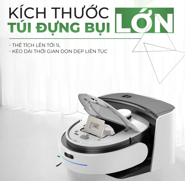 Nghe dân tình khen con robot hút bụi kiêm lau nhà này mà mê: Tự giặt được giẻ lau, lau xong sàn nhà sáng bóng như gương - Ảnh 3.