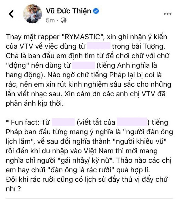 Netizen Việt tràn vào nghe lại bản rap diss của Rhymastic sau khi bị VTV chỉ trích và có phản ứng khác hẳn, còn cảm ơn nhà đài 1 điều? - Ảnh 9. Netizen Việt tràn vào nghe lại bản rap diss của Rhymastic sau khi bị VTV chỉ trích và có phản ứng khác hẳn, còn cảm ơn nhà đài 1 điều? - Ảnh 9.
