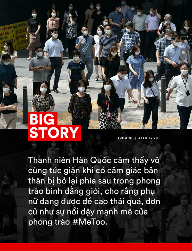 Bùng nổ phong trào chống nữ quyền của thanh niên Hàn Quốc: Áp lực xã hội dẫn đến tâm lý nạn nhân, đứng lên đòi công bằng cho nam giới? - Ảnh 4. Bùng nổ phong trào chống nữ quyền của thanh niên Hàn Quốc: Áp lực xã hội dẫn đến tâm lý nạn nhân, đứng lên đòi công bằng cho nam giới? - Ảnh 4.