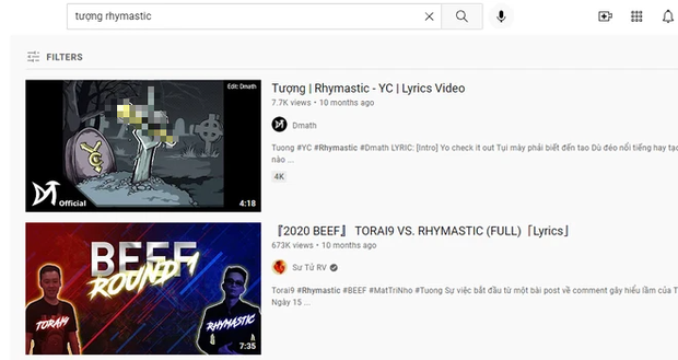 Biến mới: Bản rap của Rhymastic, Wowy đã biến mất trên YouTube sau loạt tranh cãi; sản phẩm của MCK không liên quan cũng bay màu - Ảnh 6. Biến mới: Bản rap của Rhymastic, Wowy đã biến mất trên YouTube sau loạt tranh cãi; sản phẩm của MCK không liên quan cũng bay màu - Ảnh 6.