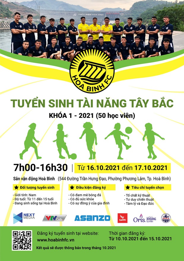 Next Media cam kết đầu tư bóng đá trẻ, Hoà Bình FC chính thức tuyển sinh - Ảnh 2. Next Media cam kết đầu tư bóng đá trẻ, Hoà Bình FC chính thức tuyển sinh - Ảnh 2.