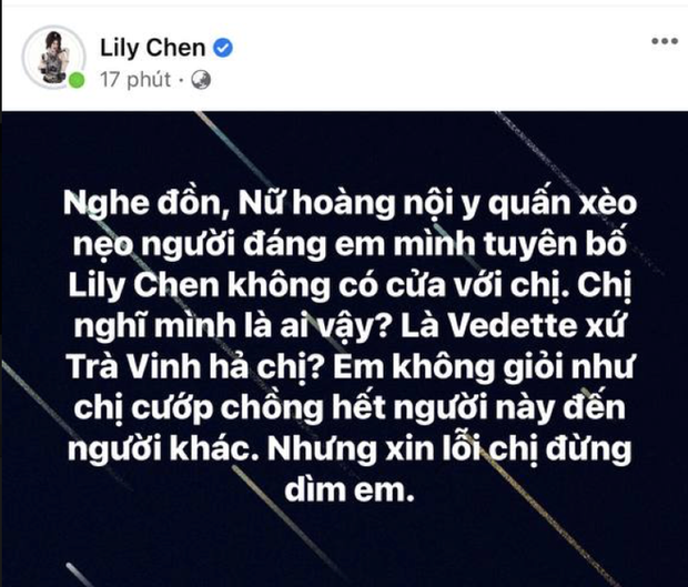 Tới công chuyện: Lyly Chen không chịu thua, hẹn sẽ gọi thêm nhiều người tham gia chọi nữ hoàng nội y căng đét? - Ảnh 3.