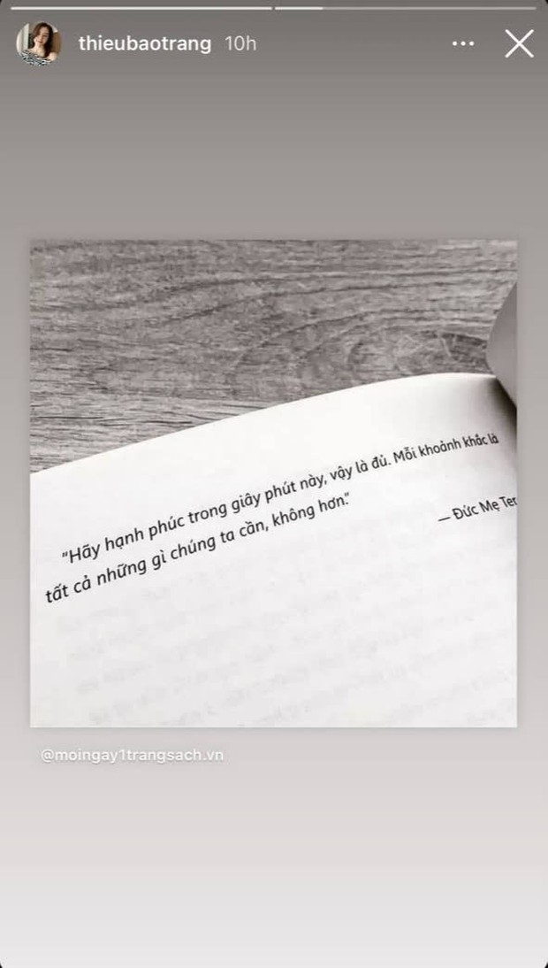 Giữa lúc Hải Tú vừa comeback, chị gái Thiều Bảo Trâm đăng story đầy ẩn ý: Hãy hạnh phúc trong phút giây này - Ảnh 2. Giữa lúc Hải Tú vừa comeback, chị gái Thiều Bảo Trâm đăng story đầy ẩn ý: Hãy hạnh phúc trong phút giây này - Ảnh 2.