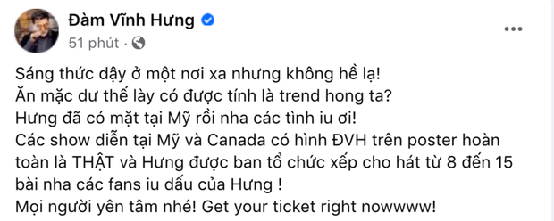 Bị đồn cấm nhập cảnh, Đàm Vĩnh Hưng đã rời Việt Nam sang Mỹ vì lý do gì? - Ảnh 4.