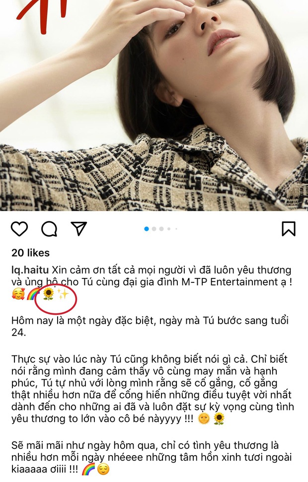 Netizen soi 1 kí tự đặc biệt trong bài đăng của Hải Tú, hoá ra từng liên quan đến 1 drama giữa Sơn Tùng với Jack? - Ảnh 2.