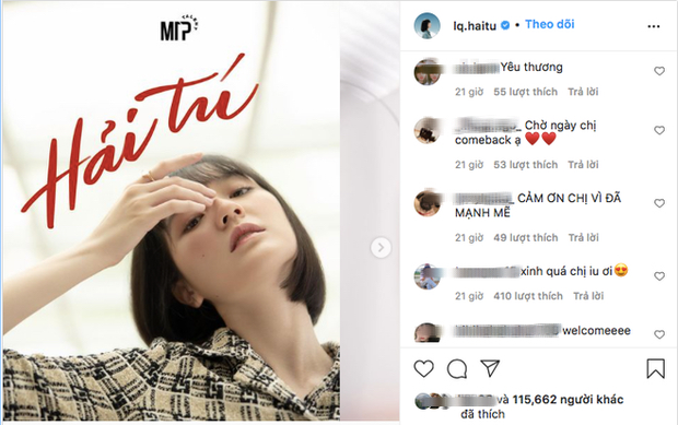 Netizen quay xe thật rồi, Instagram Hải Tú tăng follower chóng mặt chỉ vài giờ sau khi comeback! - Ảnh 4.