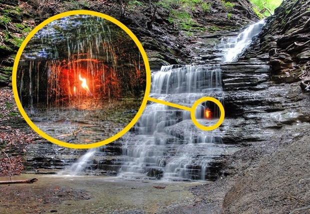 Bí ẩn trăm năm về “ngọn lửa vĩnh cửu” không bao giờ tắt dù nằm ngay dưới thác nước, giới khoa học đưa ra giải thích ngạc nhiên - Ảnh 4.