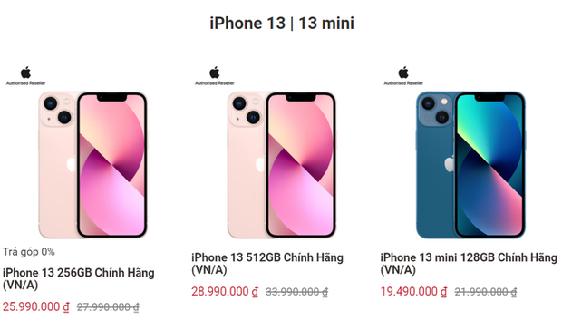 iPhone 13 giảm giá đến 5 triệu đồng, về mức bình ổn sau 1 tháng mở bán - Ảnh 1.