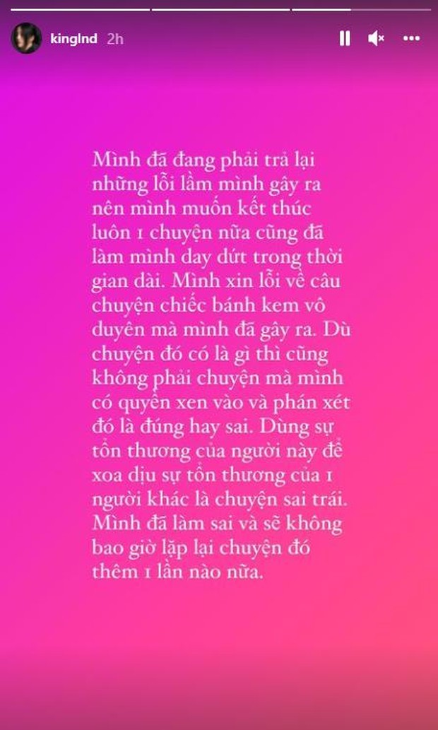 Linh Ngọc Đàm xin lỗi câu chuyện bánh kem trà xanh, úp mở về việc rời khỏi giới streamer? - Ảnh 3.