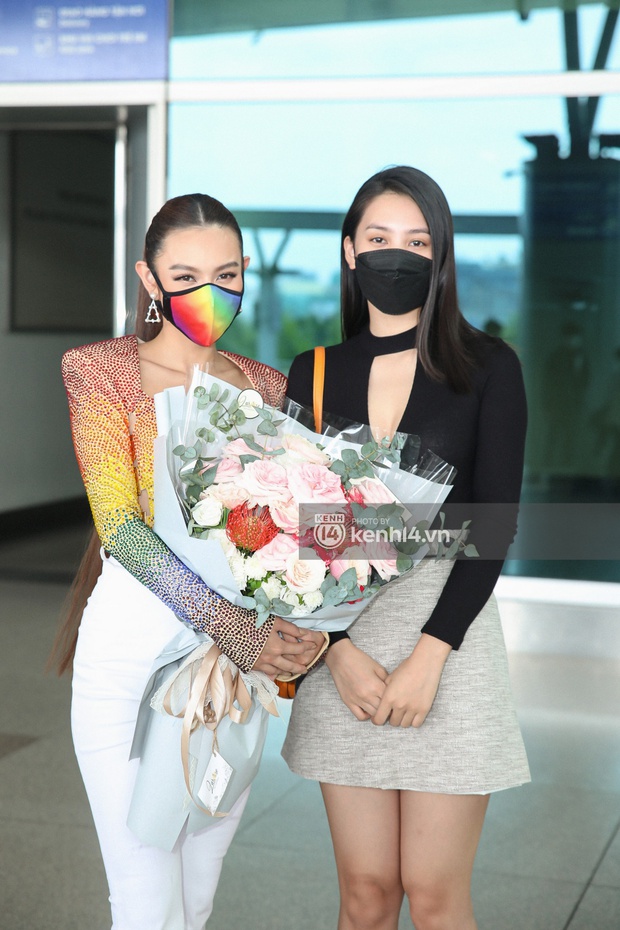 Thuỳ Tiên nổi bần bật chính thức lên đường tham dự Miss Grand 2021: Tiểu Vy đến tiếp sức, số lượng vali gây bất ngờ! - Ảnh 5.