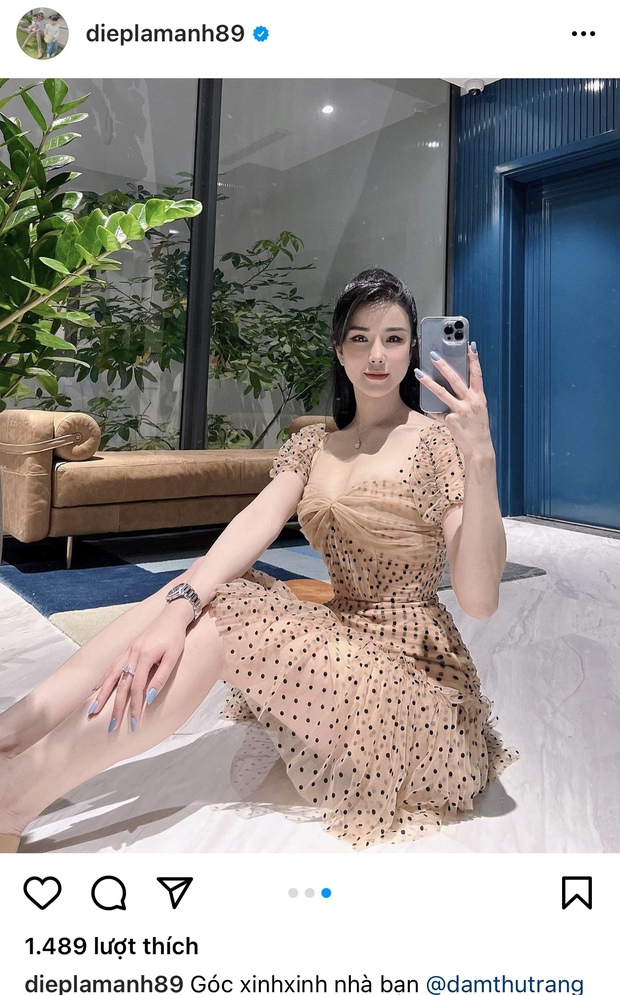 Đến thăm bạn, Diệp Lâm Anh bẻ cong méo cả 1 góc tường nhà Cường Đô La - Ảnh 2. Đến thăm bạn, Diệp Lâm Anh bẻ cong méo cả 1 góc tường nhà Cường Đô La - Ảnh 2.