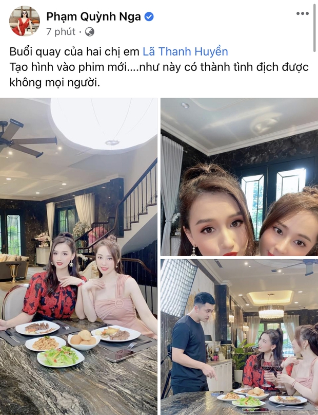 Quỳnh Nga xuất hiện bên trai đẹp khi không có Việt Anh, còn tuyên bố trở thành tình địch với chị em thân thiết? - Ảnh 3. Quỳnh Nga xuất hiện bên trai đẹp khi không có Việt Anh, còn tuyên bố trở thành tình địch với chị em thân thiết? - Ảnh 3.