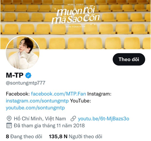 Nam ca sĩ Việt vừa thay đổi 1 ký tự ở bio, hashtag nghệ danh lên luôn #1 trending Twitter - Ảnh 5. Nam ca sĩ Việt vừa thay đổi 1 ký tự ở bio, hashtag nghệ danh lên luôn #1 trending Twitter - Ảnh 5.