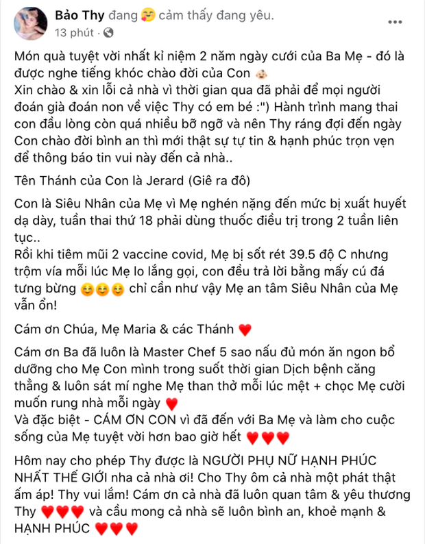 Bảo Thy zoom cận đặc điểm của quý tử đầu lòng, netizen liền khẳng định chắc nịch sẽ sớm là soái ca tương lai! - Ảnh 4. Bảo Thy zoom cận đặc điểm của quý tử đầu lòng, netizen liền khẳng định chắc nịch sẽ sớm là soái ca tương lai! - Ảnh 4.