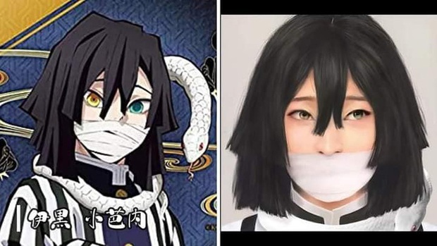 Dàn nhân vật anime Thanh Gươm Diệt Quỷ xấu đến mất ngủ khi hóa người thật 100%, trừ em gái quốc dân vẫn xinh hơn hoa! - Ảnh 13. Dàn nhân vật anime Thanh Gươm Diệt Quỷ xấu đến mất ngủ khi hóa người thật 100%, trừ em gái quốc dân vẫn xinh hơn hoa! - Ảnh 13.