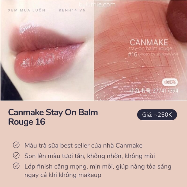 5 thỏi son siêu xinh siêu nhẹ nhàng phù hợp cho bạn gái đang đi học, chuộng lối makeup trong veo - Ảnh 5. 5 thỏi son siêu xinh siêu nhẹ nhàng phù hợp cho bạn gái đang đi học, chuộng lối makeup trong veo - Ảnh 5.