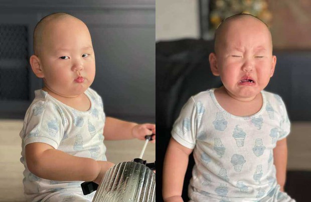Nhóc tỳ hề hước nhất Vbiz đích thị là cậu út nhà Trà My: Nhìn đồ ăn là say không lối thoát, khóc mếu vẫn cưng xỉu ẵm luôn cả ngàn like! - Ảnh 5. Nhóc tỳ hề hước nhất Vbiz đích thị là cậu út nhà Trà My: Nhìn đồ ăn là say không lối thoát, khóc mếu vẫn cưng xỉu ẵm luôn cả ngàn like! - Ảnh 5.