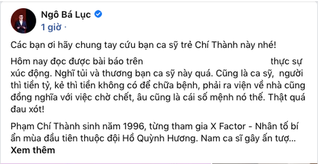 Lệ Quyên, Hòa Minzy cùng dàn nghệ sĩ Việt xót xa, kêu gọi giúp đỡ nam ca sĩ trẻ mắc viêm gan B suy dinh dưỡng nặng - Ảnh 8.