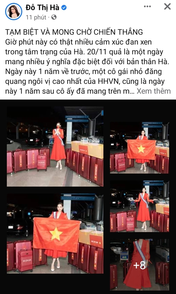 Đỗ Hà chính thức lên đường tham dự Miss World 2021: Nước cờ đầu tiên về trang phục, xúc động trong vòng tay bố mẹ - Ảnh 2.