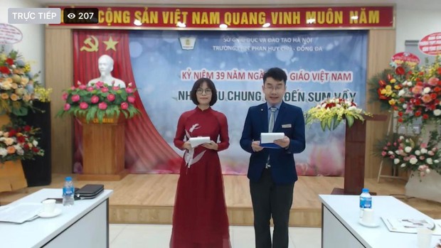 CẬP NHẬT cả nước chào mừng ngày Nhà giáo Việt Nam 20/11: Nhiều nơi tổ chức online, không khí vẫn siêu rộn ràng - Ảnh 3. CẬP NHẬT cả nước chào mừng ngày Nhà giáo Việt Nam 20/11: Nhiều nơi tổ chức online, không khí vẫn siêu rộn ràng - Ảnh 3.