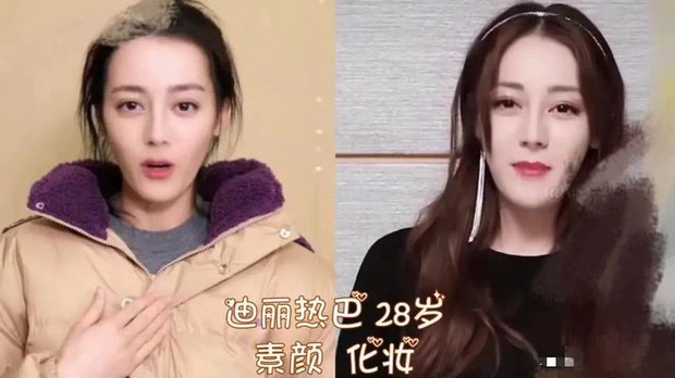 Ngã ngửa nhan sắc dàn mỹ nhân Cbiz sau khi tẩy trang: Triệu Lệ Dĩnh - Dương Mịch tuột dốc, sốc nhất là Nhiệt Ba và Angela Baby - Ảnh 4. Ngã ngửa nhan sắc dàn mỹ nhân Cbiz sau khi tẩy trang: Triệu Lệ Dĩnh - Dương Mịch tuột dốc, sốc nhất là Nhiệt Ba và Angela Baby - Ảnh 4.