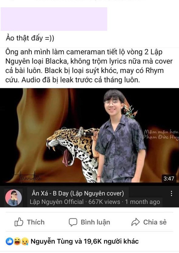 Netizen xôn xao Blacka đối đầu Lập Nguyên vì background na ná, tin đồn chiến binh mạnh team Wowy bị loại bất ngờ rộ lại - Ảnh 3. Netizen xôn xao Blacka đối đầu Lập Nguyên vì background na ná, tin đồn chiến binh mạnh team Wowy bị loại bất ngờ rộ lại - Ảnh 3.