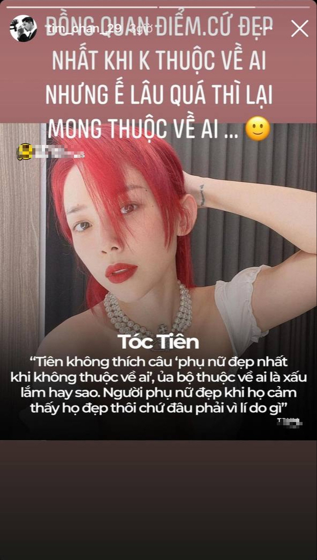 1 sao nam Vbiz đã ly hôn ủng hộ quan điểm về phụ nữ hiện đại của Tóc Tiên, còn ẩn ý nhắc về tình trạng quan hệ hiện tại? - Ảnh 3. 1 sao nam Vbiz đã ly hôn ủng hộ quan điểm về phụ nữ hiện đại của Tóc Tiên, còn ẩn ý nhắc về tình trạng quan hệ hiện tại? - Ảnh 3.