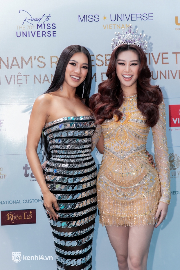 Quân đoàn hoa hậu đọ visual tại sự kiện công bố Kim Duyên thi Miss Universe: Khánh Vân đầy quyền lực, tại sao HHen Niê vắng mặt? - Ảnh 4.