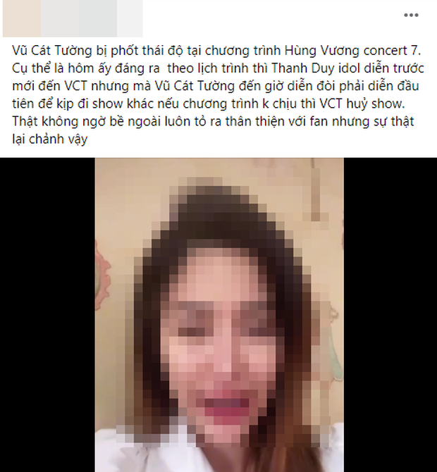 Xôn xao về việc 1 nữ ca sĩ tên T đòi đổi thứ tự biểu diễn với Thanh Duy, thái độ kiêu kì, netizen đồng loạt gọi tên Vũ Cát Tường? - Ảnh 1. Xôn xao về việc 1 nữ ca sĩ tên T đòi đổi thứ tự biểu diễn với Thanh Duy, thái độ kiêu kì, netizen đồng loạt gọi tên Vũ Cát Tường? - Ảnh 1.