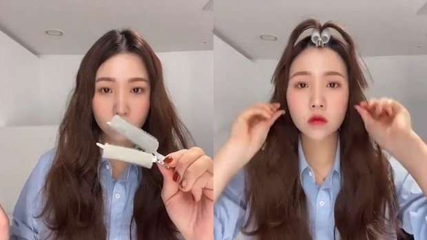 Đây là cách gái Hàn làm tóc xoăn mà không cần máy 3 trục, học theo để giao diện xinh xắn mùa lạnh bạn ơi - Ảnh 2. Đây là cách gái Hàn làm tóc xoăn mà không cần máy 3 trục, học theo để giao diện xinh xắn mùa lạnh bạn ơi - Ảnh 2.