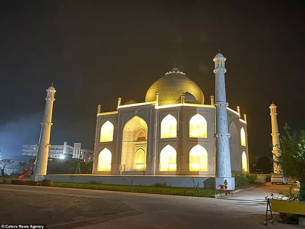 Ấn Độ: Chồng xây bản sao đền Taj Mahal vì quá yêu vợ - Ảnh 3. Ấn Độ: Chồng xây bản sao đền Taj Mahal vì quá yêu vợ - Ảnh 3.