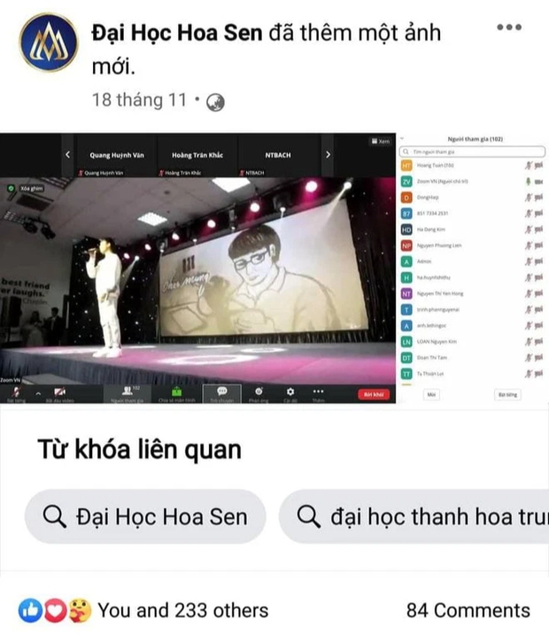 Xôn xao sân khấu tái xuất của Hồ Văn Cường sau ồn ào với cát-xê với mẹ nuôi Phi Nhung bị xóa sạch sẽ, phía nhà trường nói gì? - Ảnh 3. Xôn xao sân khấu tái xuất của Hồ Văn Cường sau ồn ào với cát-xê với mẹ nuôi Phi Nhung bị xóa sạch sẽ, phía nhà trường nói gì? - Ảnh 3.