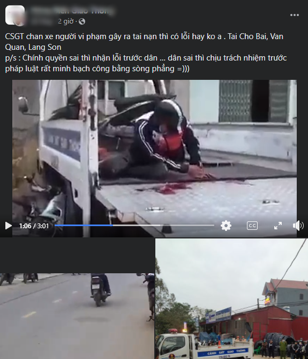 Clip CSGT chặn xe công vụ gây tai nạn cho nam sinh ở Lạng Sơn: Sự thật đã được làm rõ! - Ảnh 1. Clip CSGT chặn xe công vụ gây tai nạn cho nam sinh ở Lạng Sơn: Sự thật đã được làm rõ! - Ảnh 1.