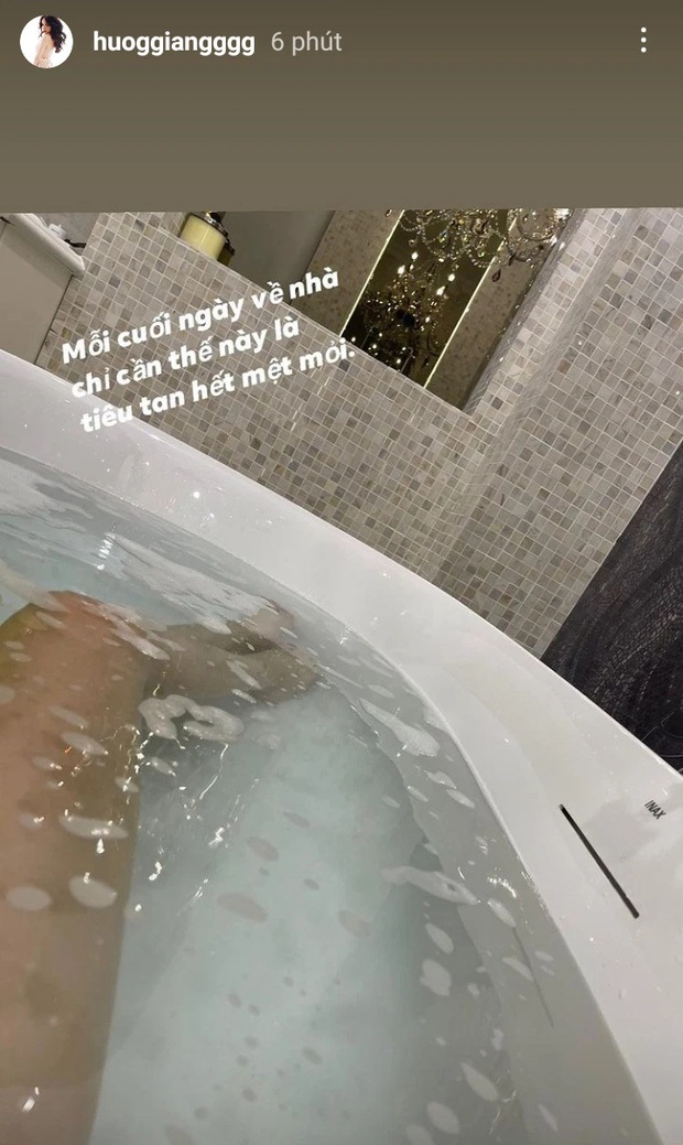 Hương Giang chill chill trong bồn tắm, bờ vai gầy chưa sốt bằng 1 góc gây choáng trong biệt thự triệu đô - Ảnh 4. Hương Giang chill chill trong bồn tắm, bờ vai gầy chưa sốt bằng 1 góc gây choáng trong biệt thự triệu đô - Ảnh 4.
