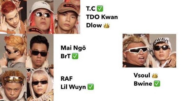Tiếp tục lộ 4 cặp đấu đội Rhymastic, đây là team duy nhất ẵm trọn 2 nón vàng Rap Việt vòng 2? - Ảnh 2. Tiếp tục lộ 4 cặp đấu đội Rhymastic, đây là team duy nhất ẵm trọn 2 nón vàng Rap Việt vòng 2? - Ảnh 2.