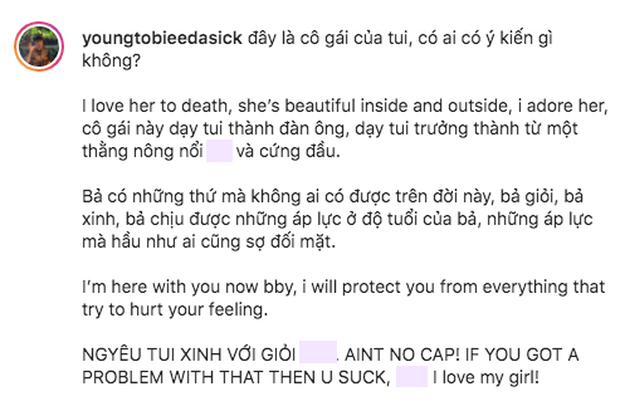 Thí sinh Rap Việt lên tiếng cực gắt khi bạn gái bị xúc phạm, đến tlinh cũng có động thái ủng hộ - Ảnh 1. Thí sinh Rap Việt lên tiếng cực gắt khi bạn gái bị xúc phạm, đến tlinh cũng có động thái ủng hộ - Ảnh 1.