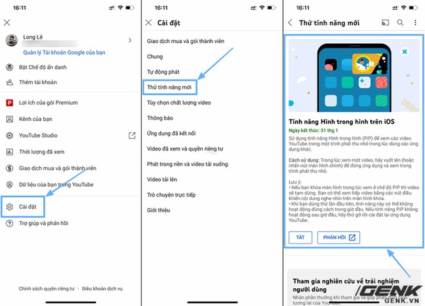 YouTube hỗ trợ tính năng Picture-in-Picture cho người dùng iOS tại Việt Nam - Ảnh 3. YouTube hỗ trợ tính năng Picture-in-Picture cho người dùng iOS tại Việt Nam - Ảnh 3.