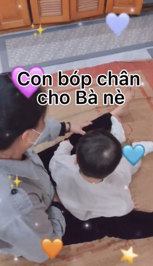 Xúc động khoảnh khắc con trai Hoà Minzy hội ngộ bà ngoại sau hơn nửa năm xa cách, một câu nói ngọt ngào gây đốn tim - Ảnh 5.