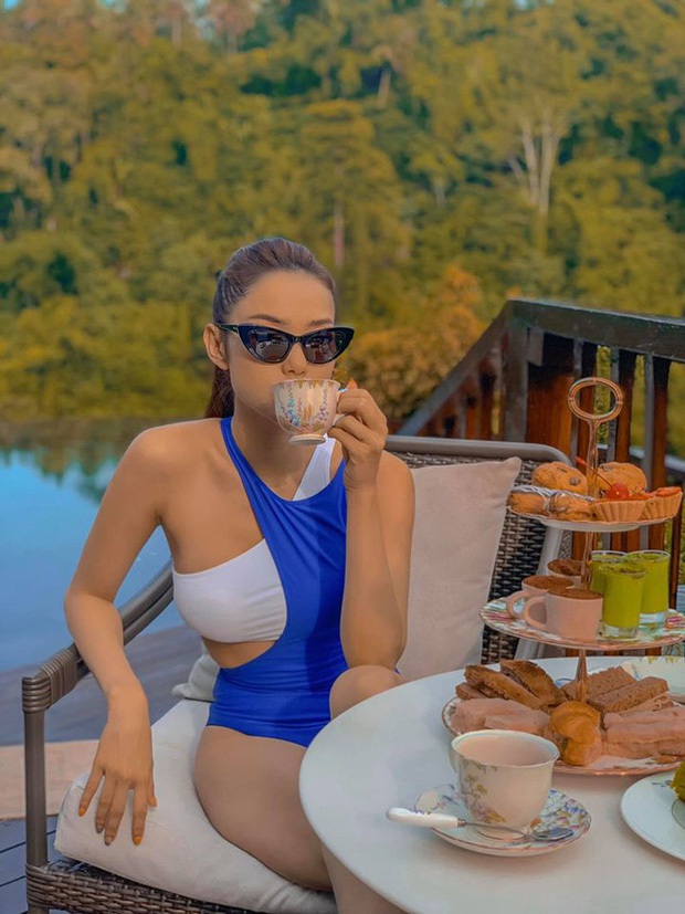 Minh Hằng bỗng mặc váy rộng lùm lùm xôi thịt, rộ nghi vấn đang mang thai với bạn trai đại gia? - Ảnh 8. Minh Hằng bỗng mặc váy rộng lùm lùm xôi thịt, rộ nghi vấn đang mang thai với bạn trai đại gia? - Ảnh 8.