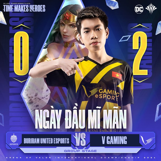 Thắng đầy cảm xúc trước Buriram United, V Gaming có khởi đầu mĩ mãn sau ngày ra quân tại AIC 2021 - Ảnh 4.