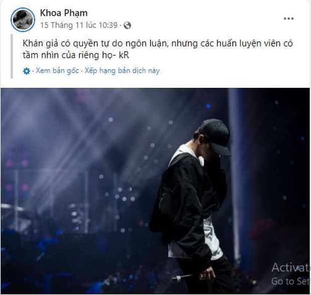 Karik chính thức có động thái cứng rắn sau màn loại thí sinh gây tranh cãi ở vòng 2 Rap Việt - Ảnh 4.